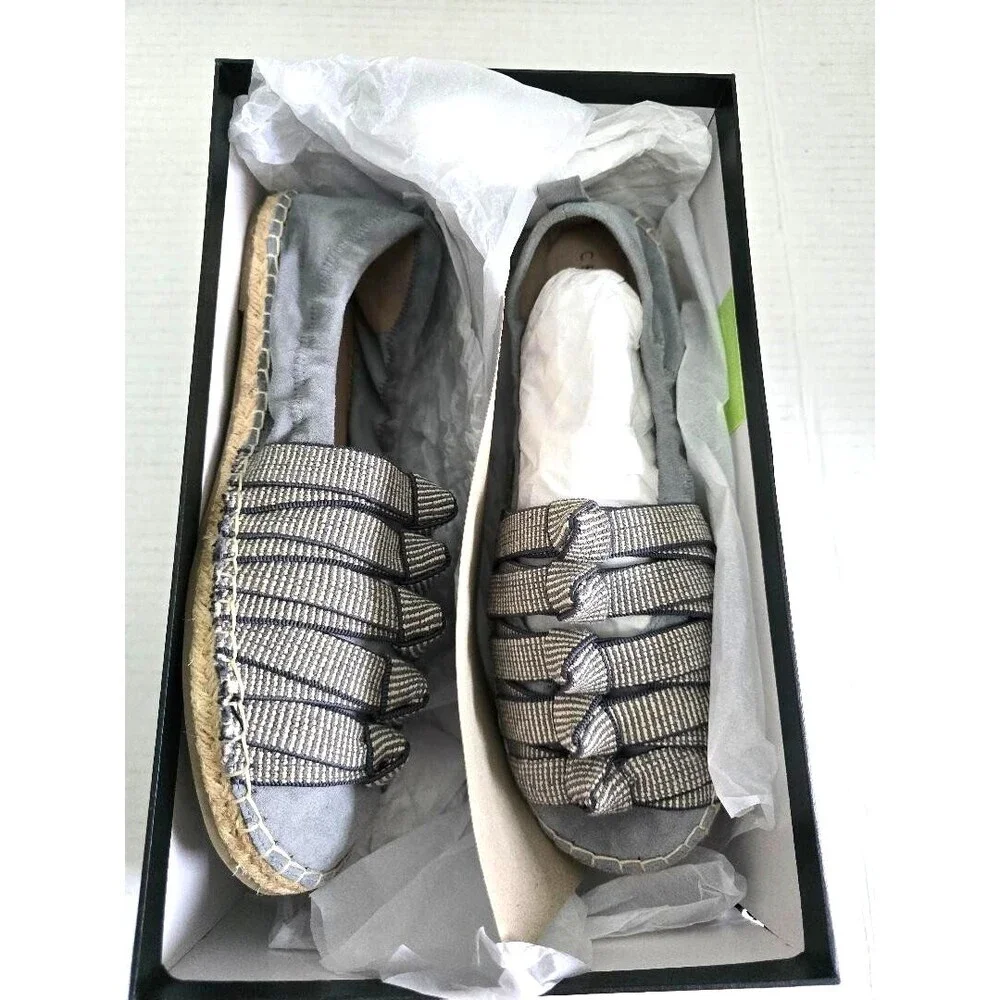 Cecelia New York Candice Blue Jeans Slip On  Casual Loafers Women's Size 8.5 NIB